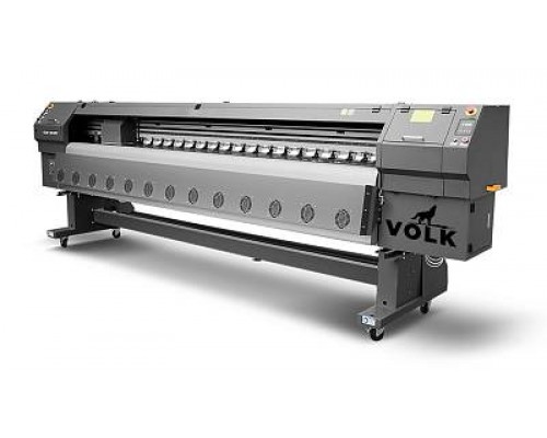 Сольвентный принтер широкоформатный Volk C8 3,2 м, 4 печатные головки Konica, 140 м2/ч